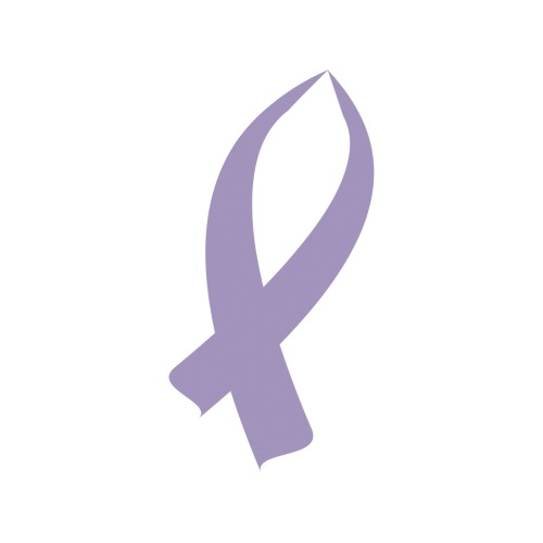 Awareness Ribbon (Light Purple) Garden Flag 28''x40'' （Without Flagpole）