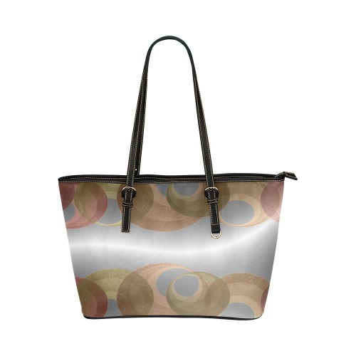 Luminosity tote Leather Tote Bag/Large (Model 1651)