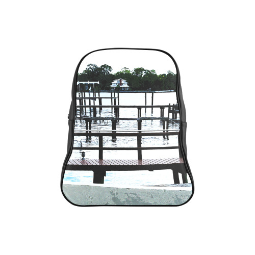 Docks On The River 7580 School Backpack/Large (Model 1601)