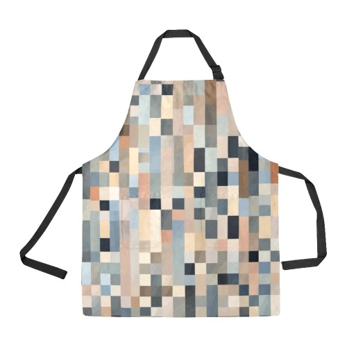 Checkered pattern of rectangular and square shapes