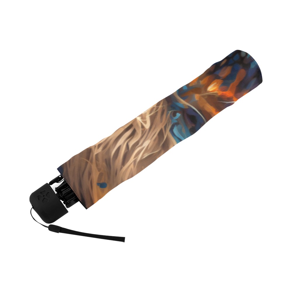 Lion close to reality 3 Anti-UV Foldable Umbrella (U08)