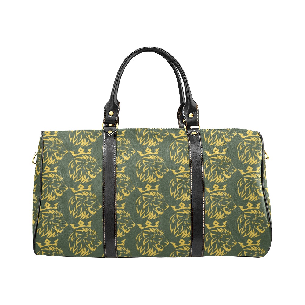 Freeman Empire Leather Duffle (Green) New Waterproof Travel Bag/Small (Model 1639)