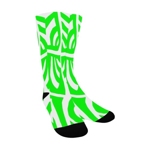 aaa green Men's Custom Socks
