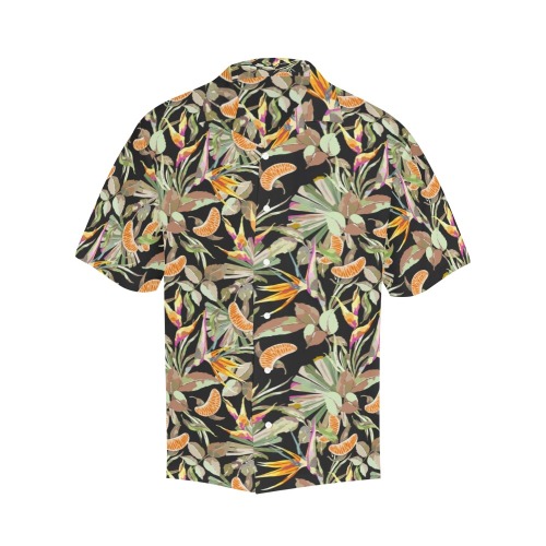 Dark modern paint tropical paradise-02 Hawaiian Shirt (Model T58)