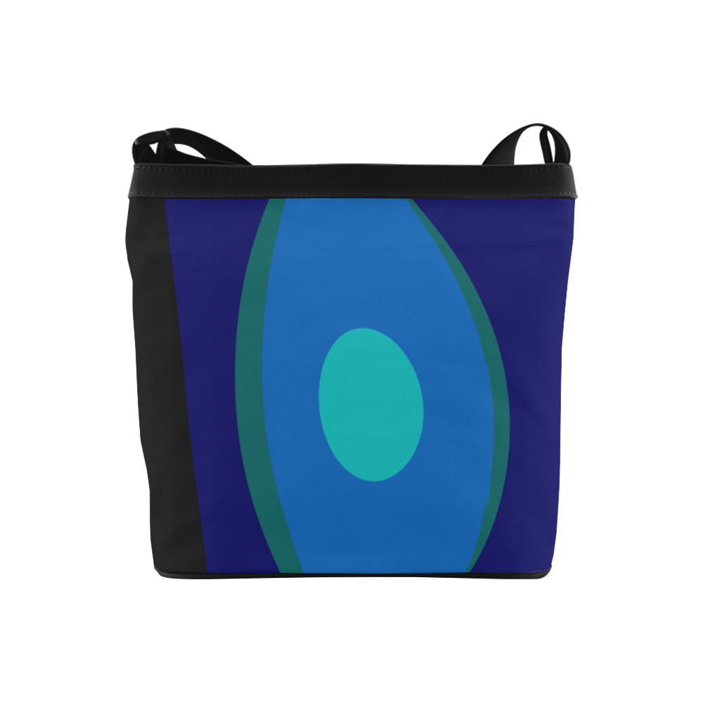 Dimensional Blue Abstract 915 Crossbody Bags (Model 1613)