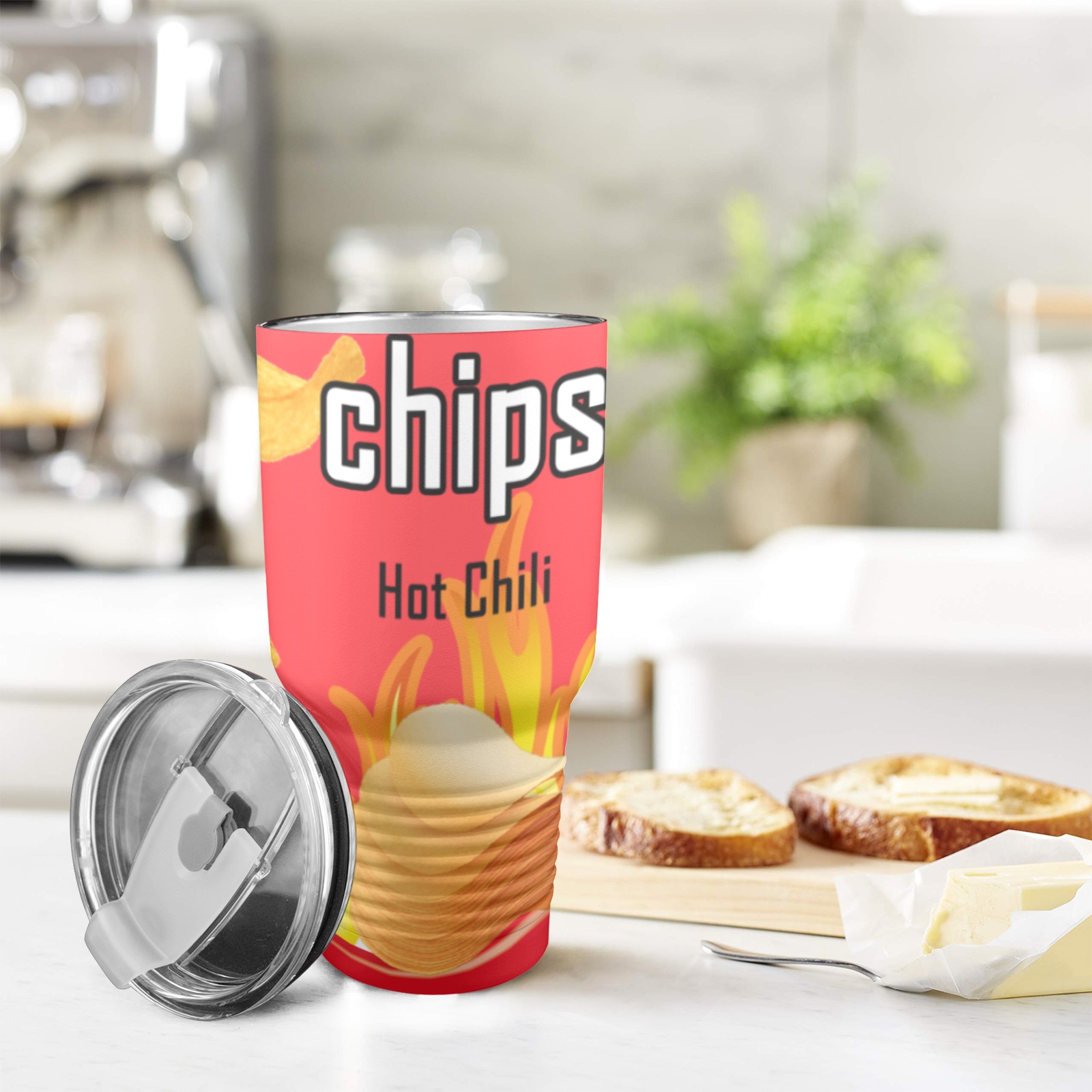 Hot Chlli Chips 30oz Tumbler 30oz Insulated Stainless Steel Mobile Tumbler