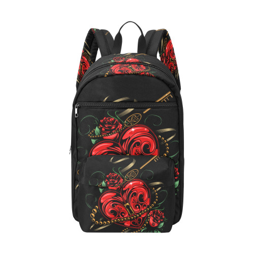 Key To My Heart Large Capacity Travel Backpack (Model 1691)