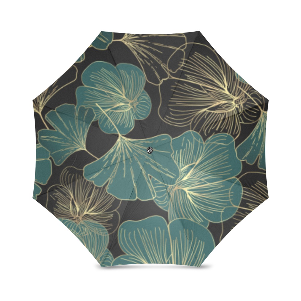 leaves Foldable Umbrella (Model U01)