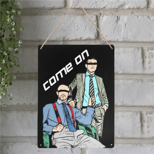 Come on by Fetishworld Metal Tin Sign 12"x16"