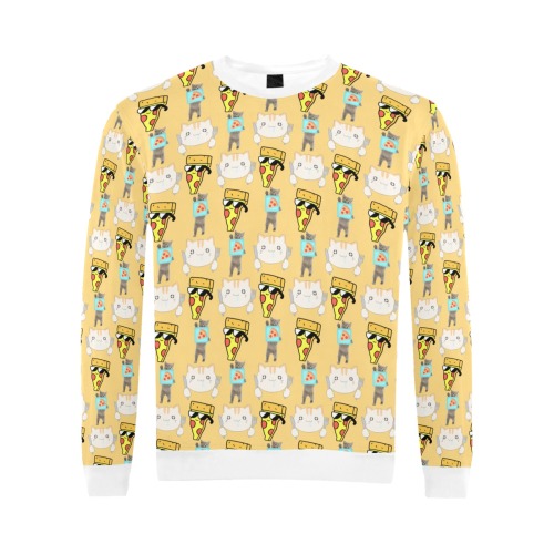 Pattern All Over Print Crewneck Sweatshirt for Men (Model H18)