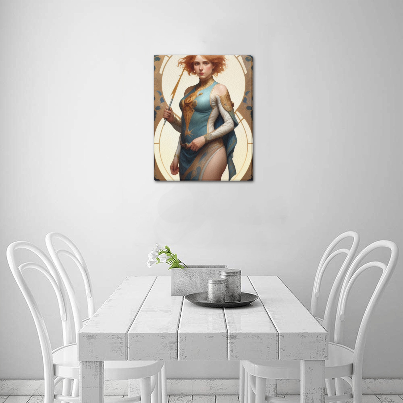 0 - Pisces zodiac fish water female Upgraded Canvas Print 11"x14"