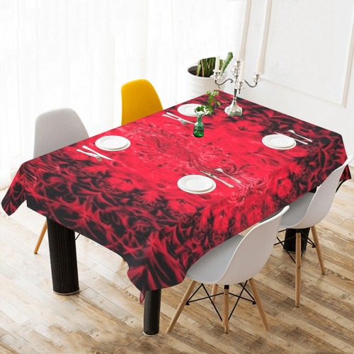 petales 13 Cotton Linen Tablecloth 60"x 104"