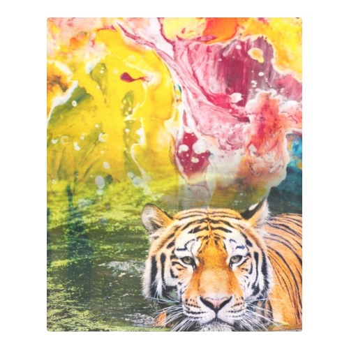 nature colors with tiger 3-Piece Bedding Set