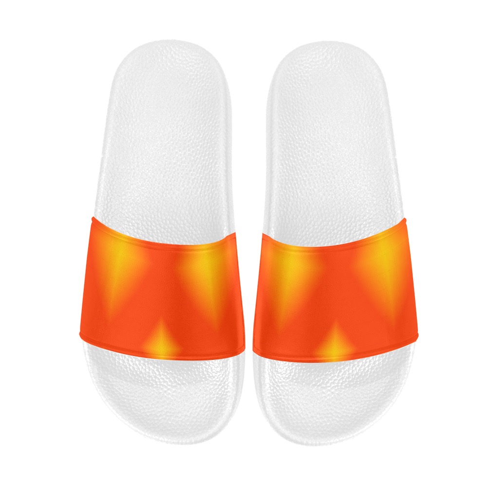 Ô Summer Citrus Diamonds Women's Slide Sandals (Model 057)