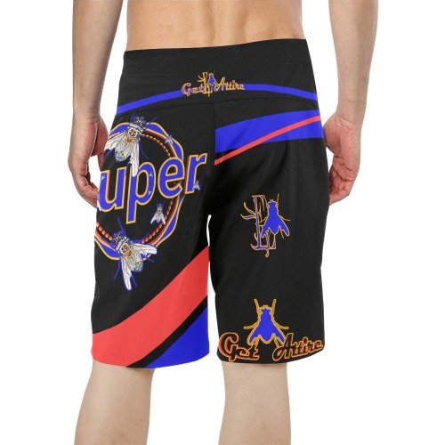 Super Fly Collectable Fly Men's All Over Print Board Shorts (Model L16)