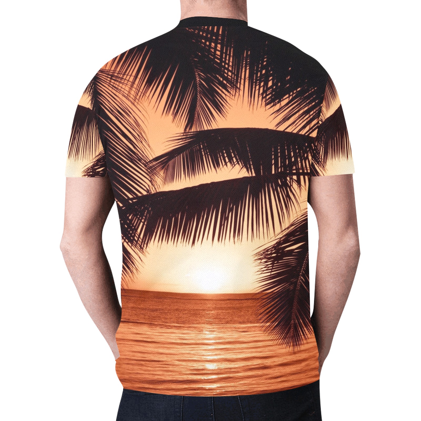 Palms New All Over Print T-shirt for Men (Model T45)