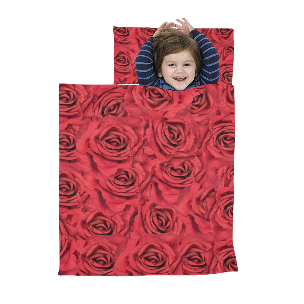 Radical Red Roses Kids' Sleeping Bag