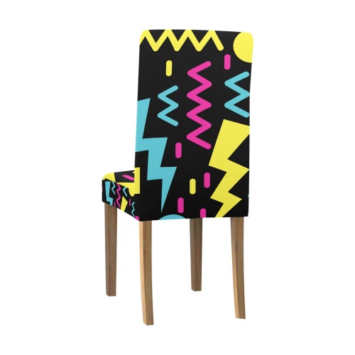 90s print chair Chair Cover (Pack of 6)