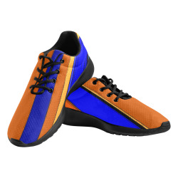 Abstract Blue And Orange 930 Men's Athletic Shoes (Model 0200)