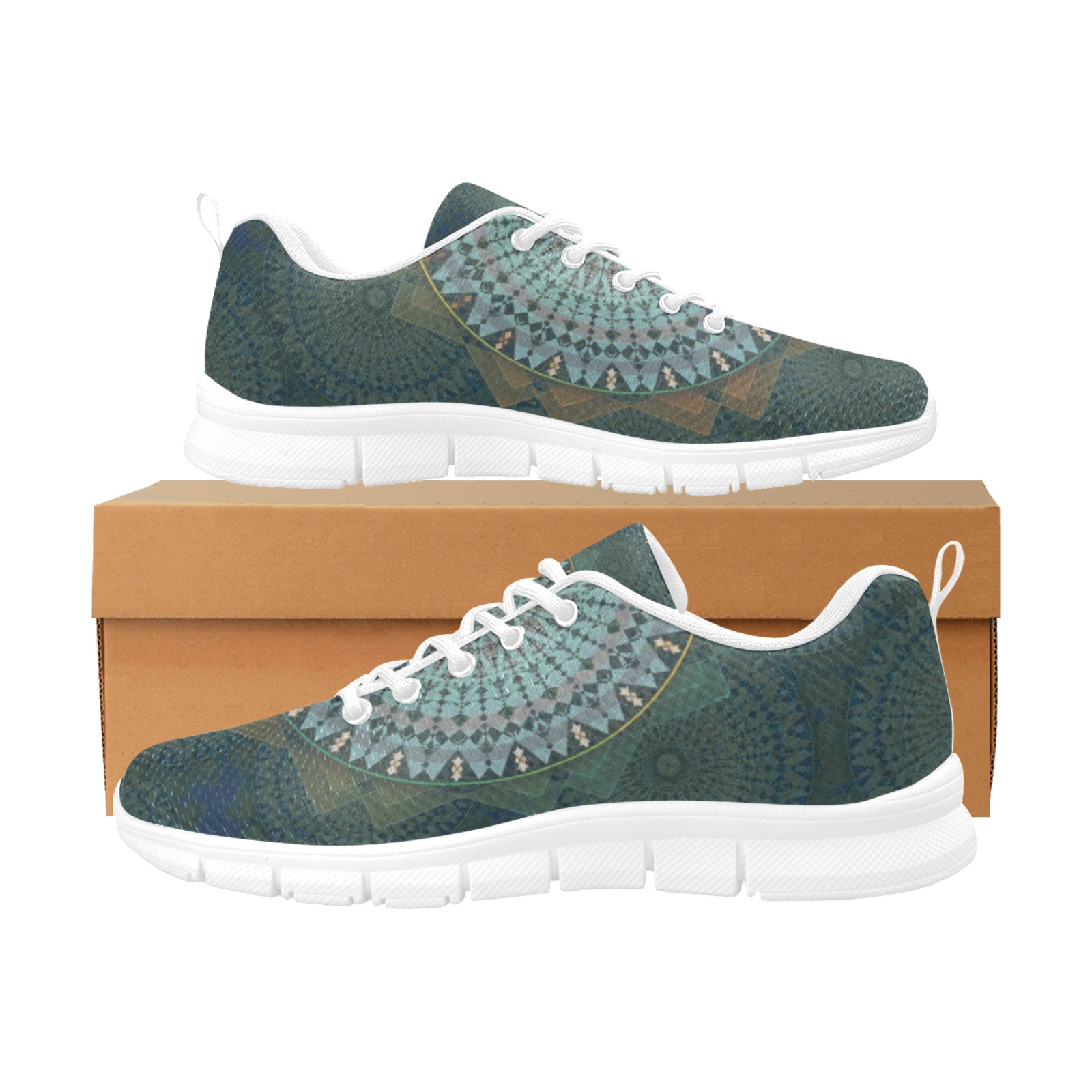 An initiation of the mass circle 2nd version Women's Breathable Running Shoes (Model 055)