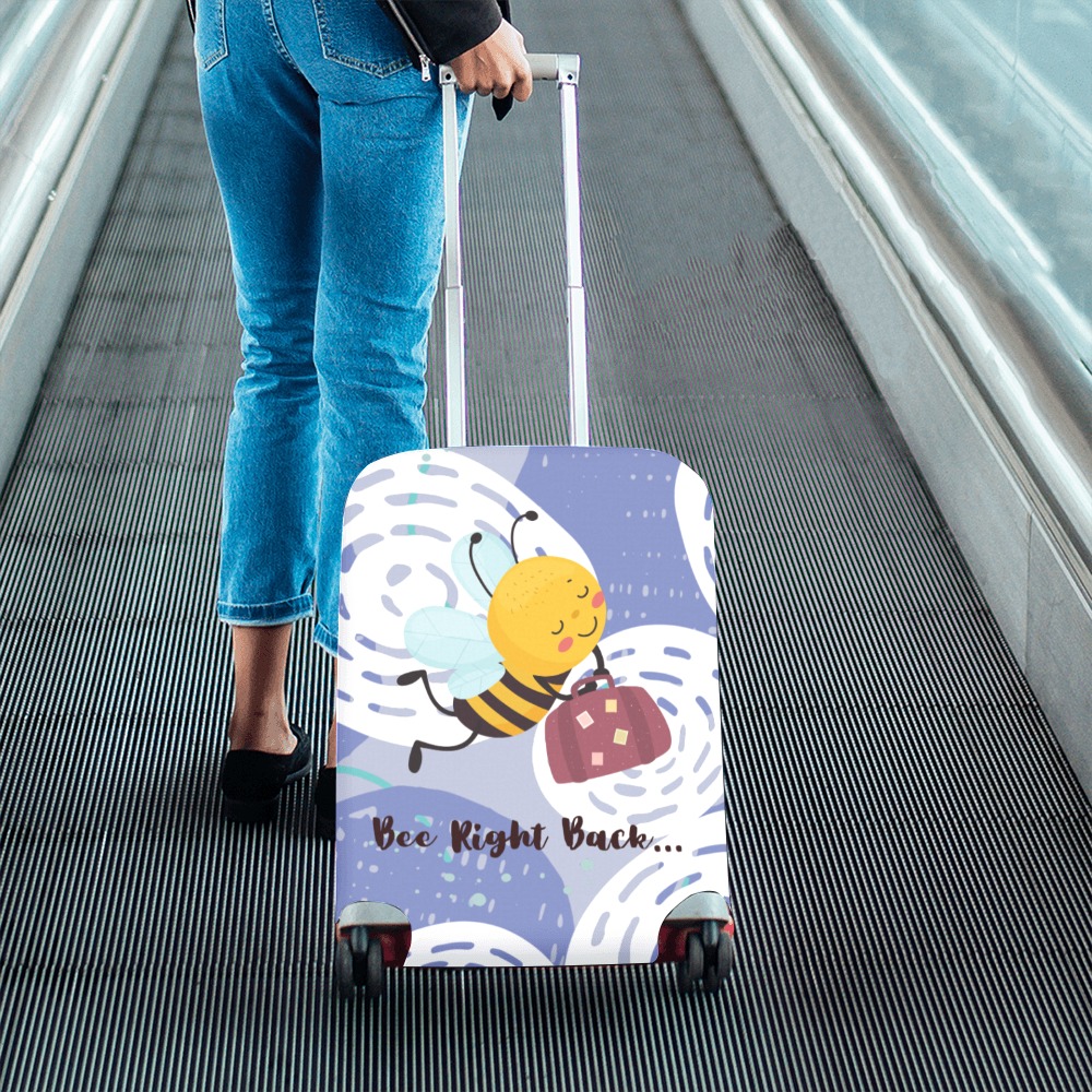 Bee Right Back! Luggage Cover/Small 18"-21"