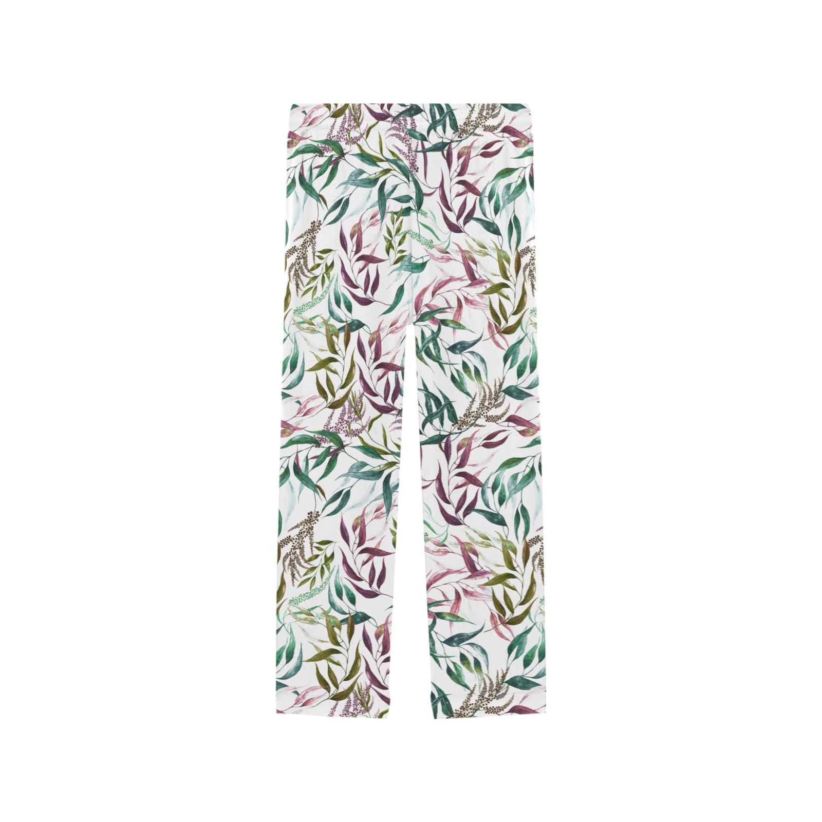 Dramatic leaves watercolor GR Women's Pajama Trousers