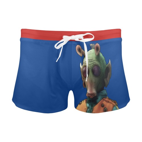 Greedo Men's Swim Trunks with Zipper Pocket (Model L71)