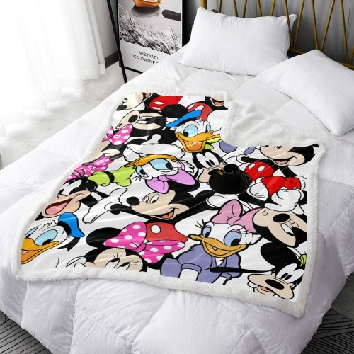 cartoon-5790493 Double Layer Short Plush Blanket 50"x60"