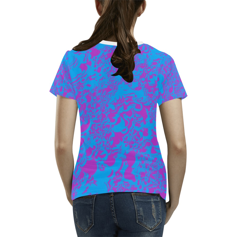 BM8 All Over Print T-Shirt for Women (USA Size) (Model T40)