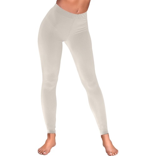 Perfectly Pale Women's Low Rise Leggings (Invisible Stitch) (Model L05)