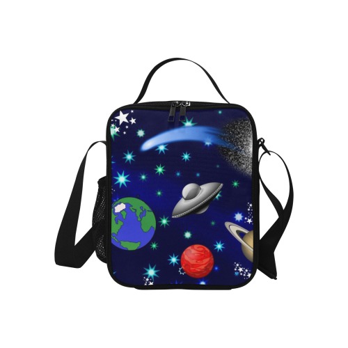 Galaxy Universe Crossbody Lunch Bag for Kids (Model 1722)