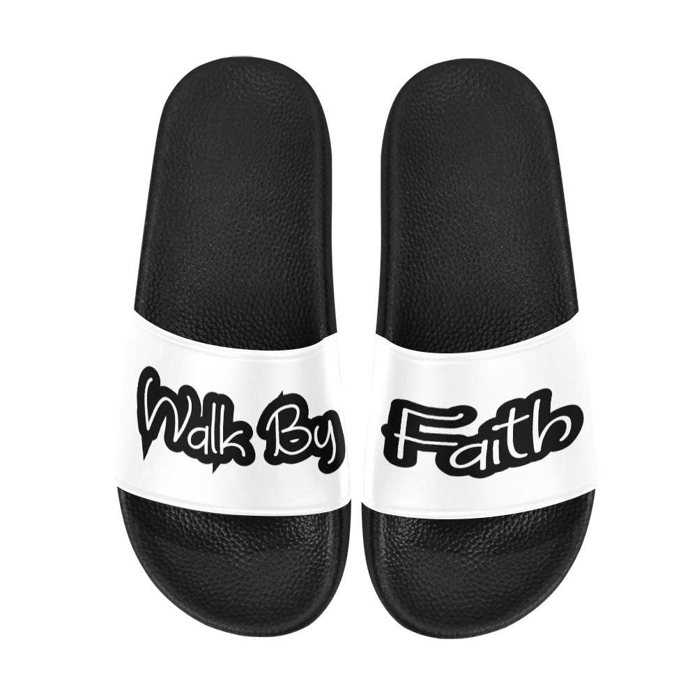 Walk by Faith Slide Women's Slide Sandals (Model 057)