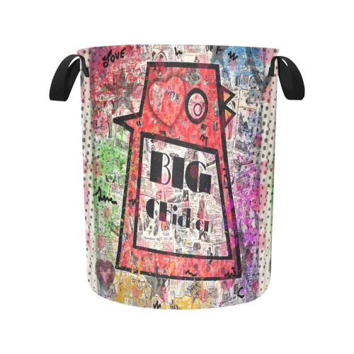 Big Chicken Paper by Nico Bielow Laundry Bag (Large)