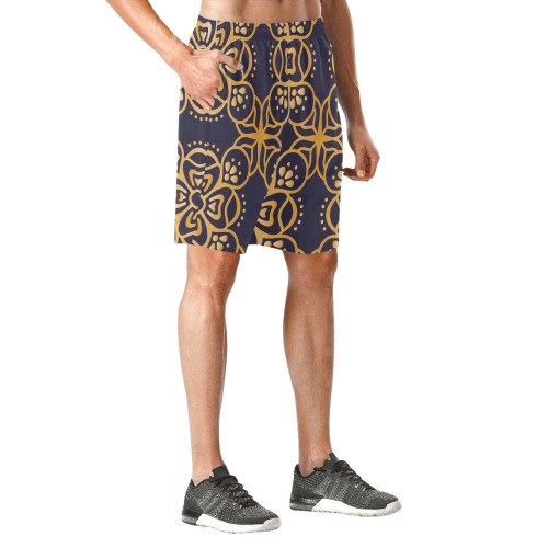 Mandala Men's All Over Print Elastic Beach Shorts (Model L20)
