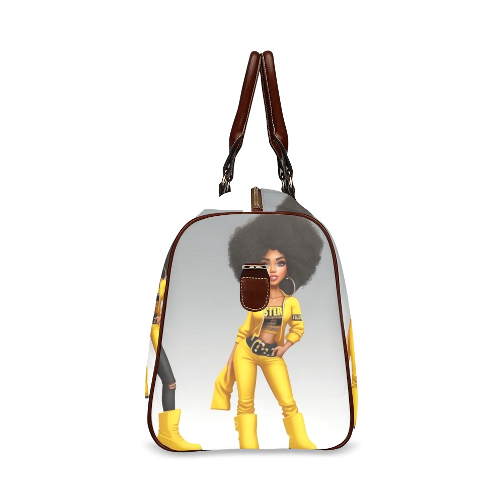 Girl20 (1) Waterproof Travel Bag/Large (Model 1639)