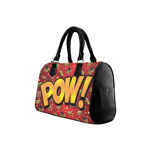 FD's Pop Art Collection- A Big Pow!!! 53086 Boston Handbag (Model 1621)