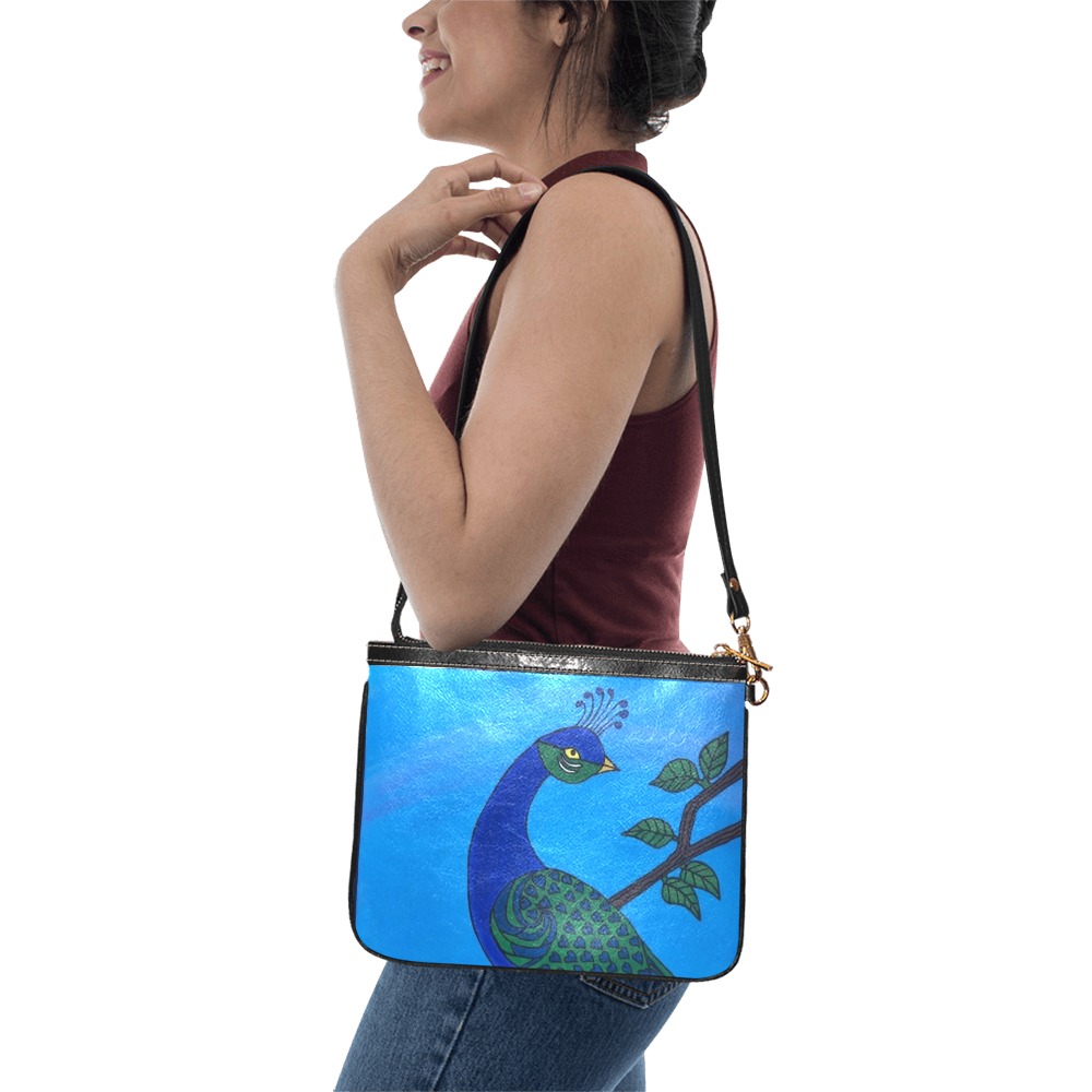Peacock Small Shoulder Bag (Model 1710)