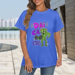 DAI CA..CTUS Women's T-Shirt in USA Size (Two Sides Printing)