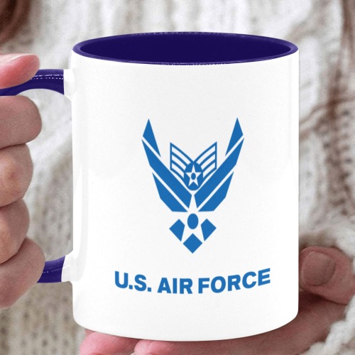 USAF Senior Airman Custom Inner Color Mug (11oz)