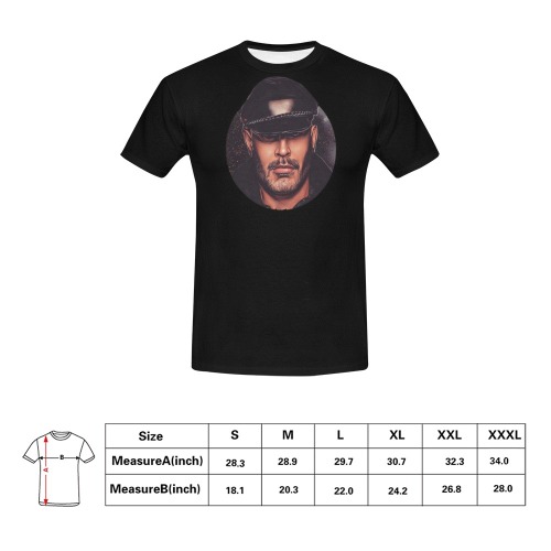 Master by Fetishworld All Over Print T-Shirt for Men (USA Size) (Model T40)