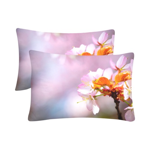 Sakura cherry blossom. The symbol of youth, beauty Custom Pillow Case 20"x 30" (One Side) (Set of 2)