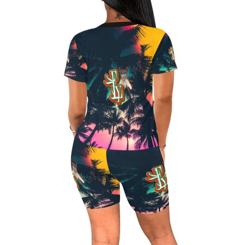 Welcome to Summer Collectable Fly Women's Short Yoga Set