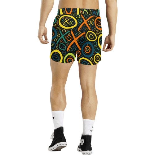 XO0L2-O SYMPLZ Mid-Length Casual Shorts Men's Mid-Length Casual Shorts (Model L50)
