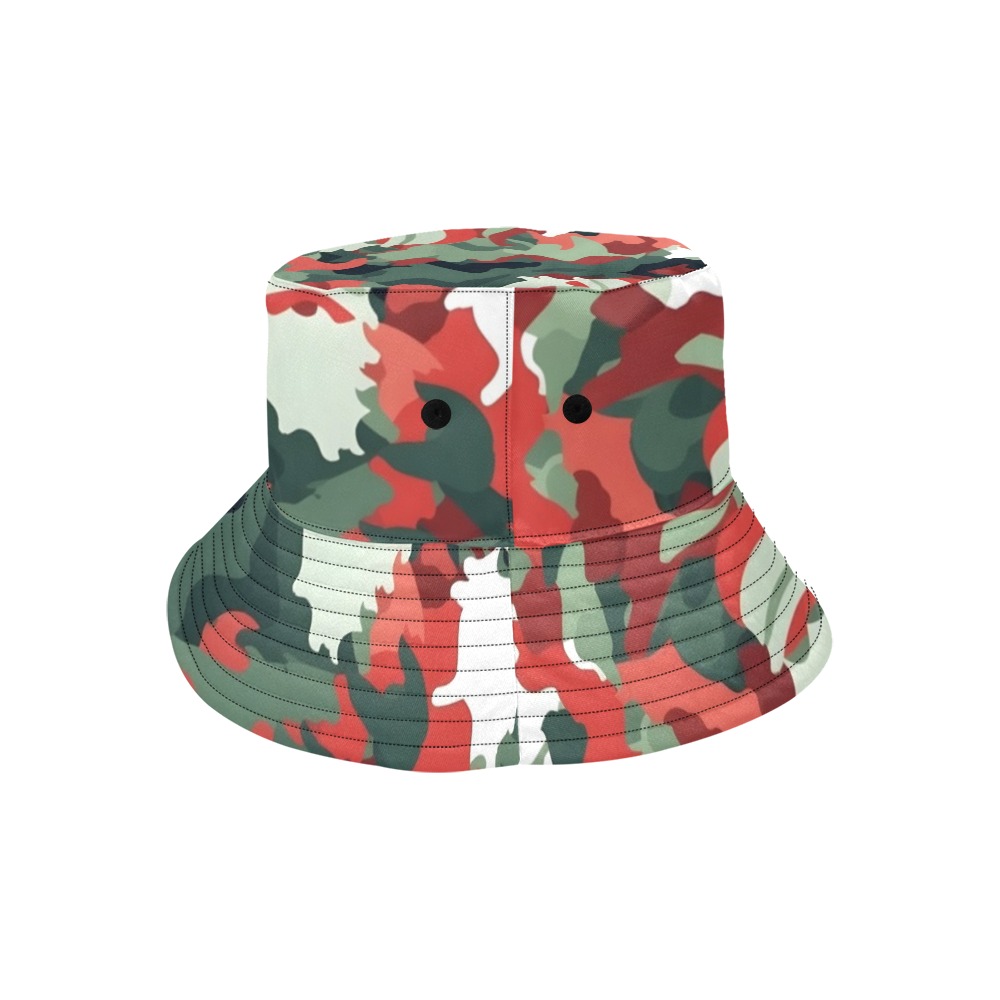 Christmas camo santa buckket hat All Over Print Bucket Hat for Men