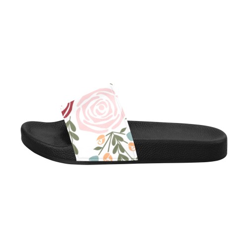 Rose Bouquet Women's Slide Sandals (Model 057)