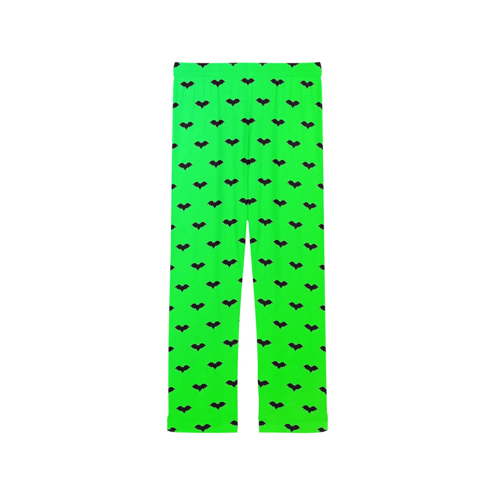 Tiny Bats Green Women's Pajama Trousers
