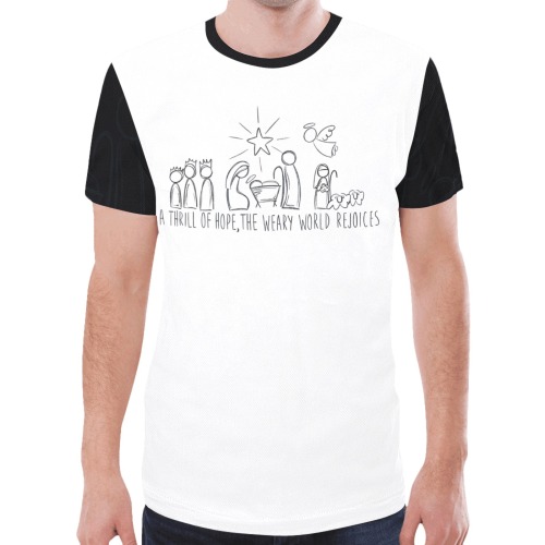 Christmas Nativity Men's T-Shirt New All Over Print T-shirt for Men (Model T45)