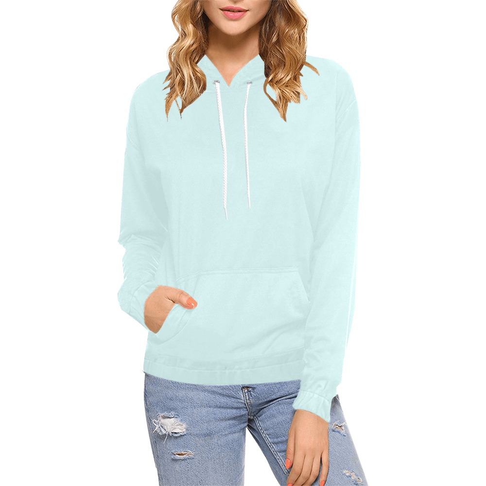 pasteal All Over Print Hoodie for Women (USA Size) (Model H13)