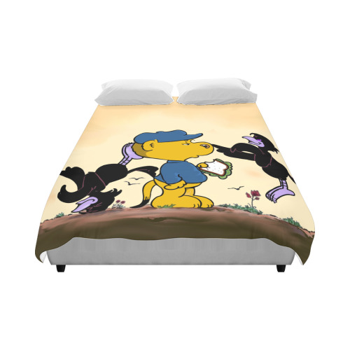 Ferald and The Pesky Crows Duvet Cover 86"x70" ( All-over-print)