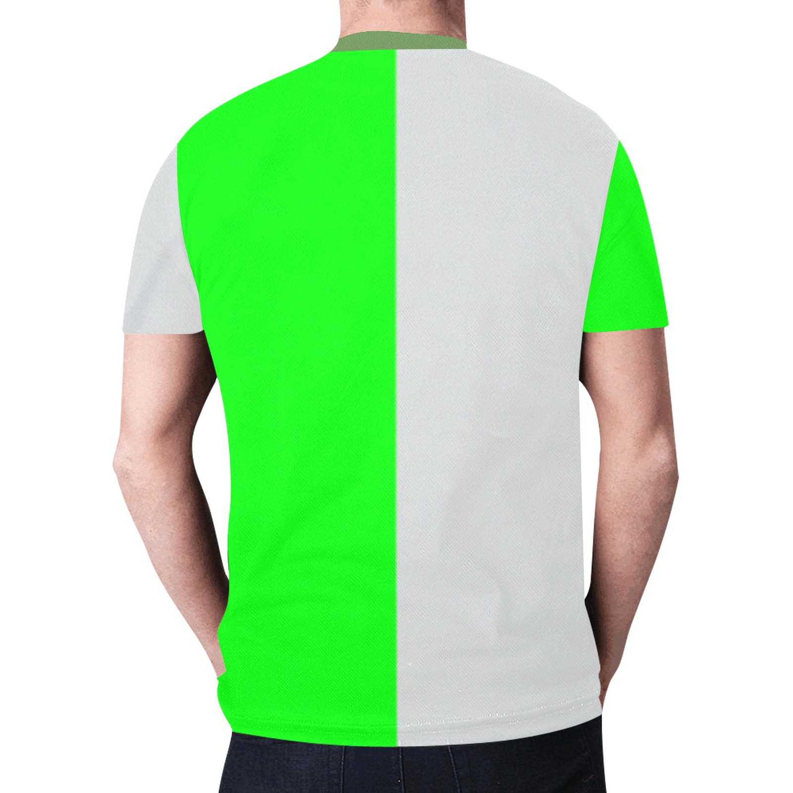 greengreyhalf New All Over Print T-shirt for Men (Model T45)
